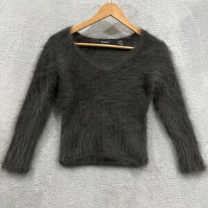 Vintage Express Angora Rabbit Hair Sweater Womens Small Pullover Rare Y2K‎ Boho